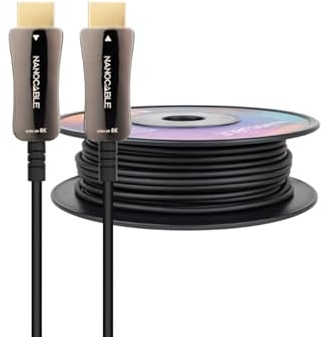 Watio Wave HDMI Cable - 40m v2.1 cable with type to male connectors, supports 8k resolution and high transfer rates. *