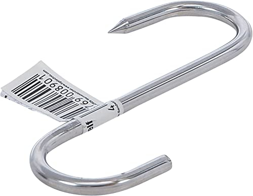 BGS Diy 80910 | Ganchos de carnicero | Acero inoxidable | 100 mm