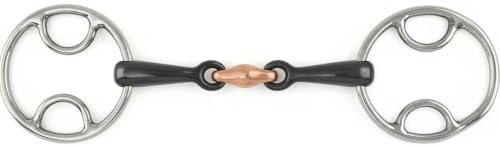 Shires Mors Double Brisure en Fer Doux - Autre - 12,5 cm