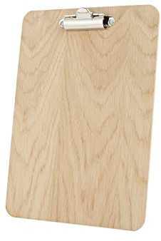 Chalkboards UK Klemmbrett, Holz, Holz, Natur, A5 (24 x 17.2 x 1.2cm)