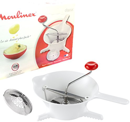 Moulinex Passa Verdure in PLASTICA Diametro 24cm Modello Classic per zuppe, legumi, composte, purèe, ortaggi e Verdure
