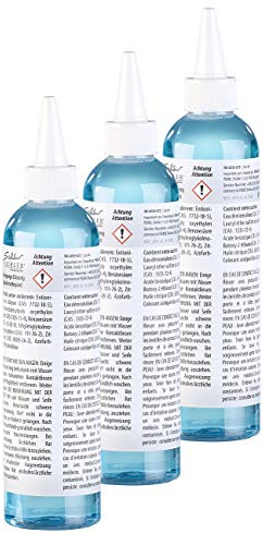 Sichler Haushaltsgeräte Glasreiniger: 3er-Set Reinigungslösung für Fenster-/Fliesen-/Bodenreinigung, 660 ml (Fensterreinigungsmittel, Glasreiniger Auto, Fensterputz Roboter)