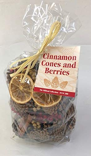 Milford Collection Cinnamon Pine Cones & Berry Pot Pourri