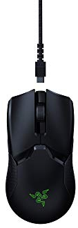 Razer Viper Ultimate - Ambidextrous Esports Gaming Mouse Powered by HyperSpeed Wireless Technology (Focus+ 20K Optical Sensor, 74g Lightweight, RGB Chroma) Black