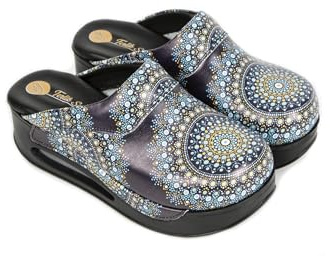 Terlik Sabo Air ST669 MAX Zuecos de Cuero Mules Zapatillas Zapatos Sabot, Mujer