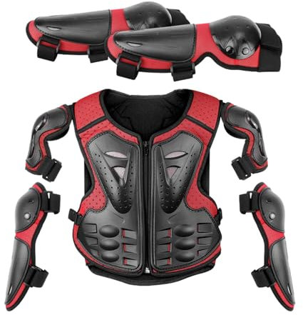 Equipaggiamento per moto per bambini, protezione per il corpo del motociclo dei bambini, tuta da moto per bambini, attrezzatura da ciclismo sporco, protezione per il petto da motocross per