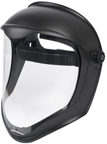 Peosaard Bouclier facial, masque de poussière ToolTekt, masque de bouclier facial anti-buas à vent, masque protecteur complet, masque super protecteur adapté au désherbage, au ponçage, etc.