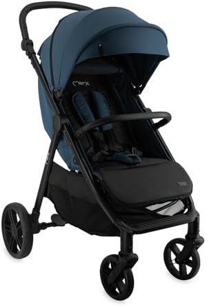 MoMi Kinderbuggy CLARA, Kinderwagen ab dem 6. Lebensmonat, bis 22 kg Körpergewicht, 5-Punkt-Sicherheitsgurt, Fußsack, Getränkehalter, Einkaufskorb, Wickeltasche, Insekten- und Regenschutz