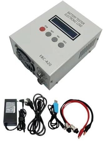 AYJYZHIAG Comprobador de batería EB/C-A20, 30 V, 20 A, Detector de Capacidad for baterías de Litio y Plomo-ácido, Carga de 5 A y Descarga de 20 A.