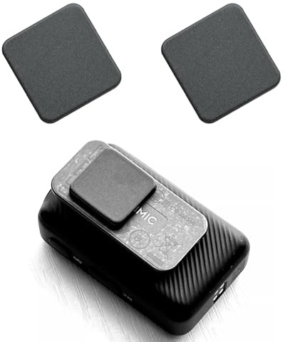 2 imanes de clip originales para micrófono DJI, accesorios de montaje magnético OEM para DJ MIC 2/micrófono mini transmisor inalámbrico, fácil fijación, soporte magnético sin costuras