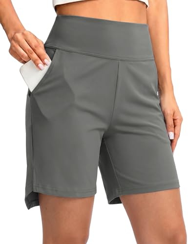 Aseniza Short Sport Femme Bermuda Shorts Baggy Grande Taille Haute Short De Course Short Athlétique Le Short De Jogging Entraînement Randonnée Gym Fitness