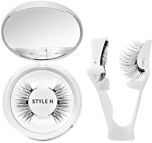 BCHMN Pestañas Postizas Magneticas Efecto StyleH, Suaves y Ligeras para Maquillaje de Ojos Profesional, Pestañas Reutilizables de con Caja de Almacenamiento Individual