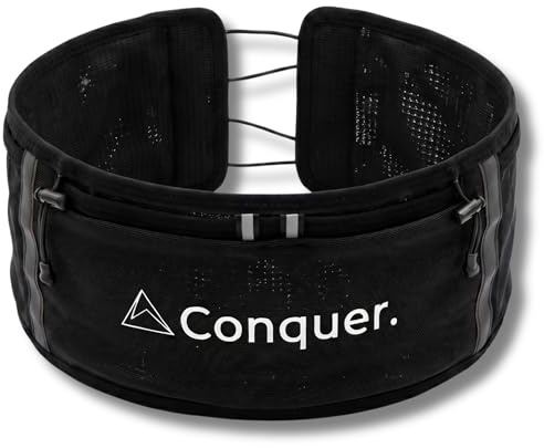 Conquer Laufgürtel Damen & Herren – Running Belt mit Handy-Fach