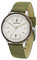 Jacques FAREL Hayfield Nachhaltige Damen Holz-Armbanduhr Walnuss Öko-Leder Wald-Grün Analog Quarz Stahl-Gehäuse 3 Bar ORW 1007