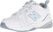 New Balance Damen 608v5 Casual Comfort Crosstrainer, White Light Blue, 38 EU