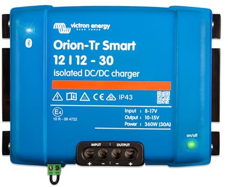 Victron Energy Orion-TR Smart 12/12-Volt 30 A 360 W CC-CC Chargeur Isolé (Bluetooth)