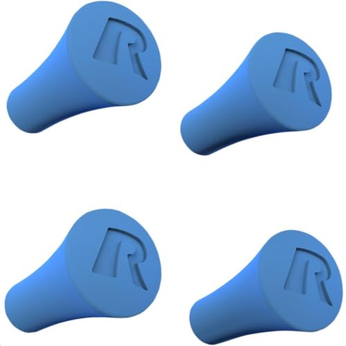 RAM-MOUNT X-Grip RAP-UN-CAP-4-BLUEU: Niebieskie Gumki für Smartphones, Tablets, Kameras - 4 Stück, Farbig, Cliphalter, Ring, Ständer