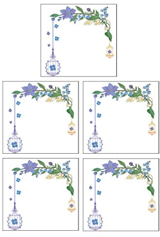 HOMSFOU 5st Blumenschalter Aufkleber Steckschalter Für Steckdose Dekorative Abdeckungen Für Vogel-wandschalter Surround- Aufkleber Wechseln Schalten Wohnkultur PVC Einfach Wandaufkleber