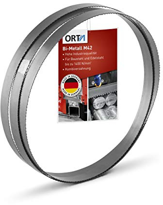 3er Pack M42 HSS Bimetall Sägeband 1638 x 13 x 0,65 mm mit 6/10 ZpZ