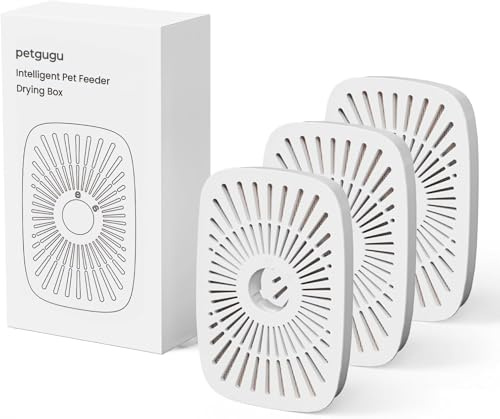 petgugu Smart Cat Feeder - Scatola per cibo automatico per gatti PF2, 3 pezzi