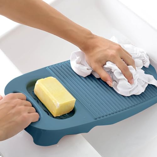 Wash Board for Hand Washing Clothes, Portable Plastic Laundry Scrub