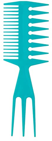 Retro Donne Uomini Olio Per La Testa Styling Spazzola Per Capelli Doppio Lato Dente Largo Pettine Per Capelli Pick Pesce Ossa Forchetta Forchetta Salone Strumento Parrucchiere Pettini Per Capelli Per