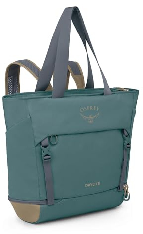 Osprey Daylite Unisex Tote Pack, 26L, Cascade Blue/Latte Brown, O/S