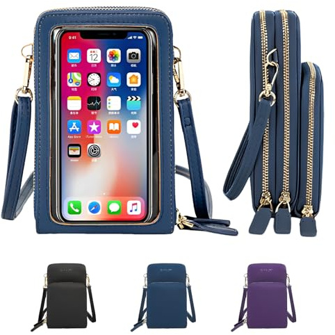 ModaZeal Touch Screen Phone Bag for Women Crossbody Cell Phone Crossbody Bags Women's Wristlets Handbag Small Shoulder Bags with Card Slots