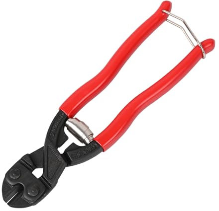 OWLMATE Cortapernos Pequeño, Cortapernos Compacto, Negro con Ojal de Montaje para Fijar la Protección Contra Caídas