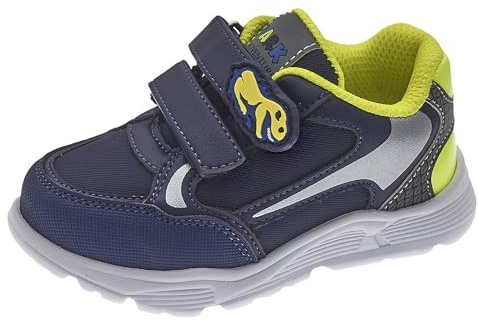 Chicco, Zapatilla Niño con Doble Cierre y Suela Ligera, Cómodas, Flexibles y Transpirables, Ideales para Primavera, Otoño e Invierno, Zapatos Niño, Designed in Italy