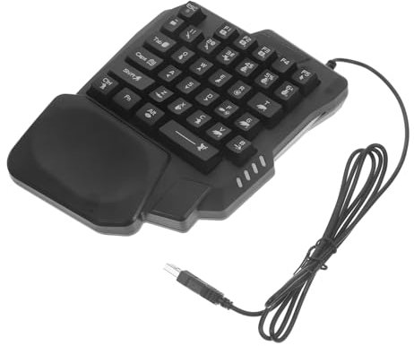 DIYEAH Teclado Mecánico Compacto De Teclas Retroiluminación para E-Sport y Casa Diseño Práctico y Duradero Fácil Instalación y Uso