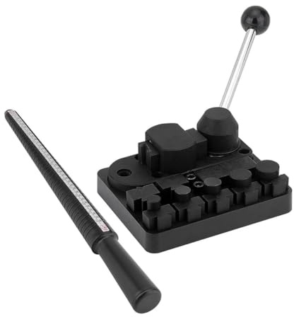 Kueohse 1 set smyckesringbockningsmaskin, ringstorleksverktyg, ringtillverkningsverktyg, ringspännare storleksverktyg