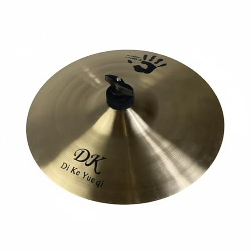 AWHAO Platillo Splashy B20 de 10 Pulgadas Plato B20 de Mano Tono Claro Plato Choque Manual para Percusión, Platillo De Mano DK De 10 Pulgadas