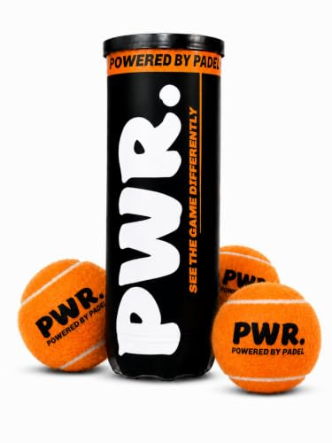 Powered by Padel PWR x3 Orange Padel Balls