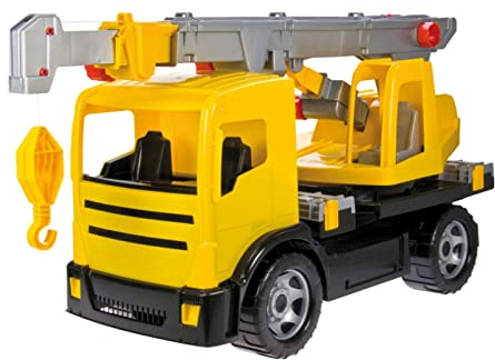 Lena SIMM Spielwaren 2176 Konstruktionsfahrzeuge, Gelb, Schwarz