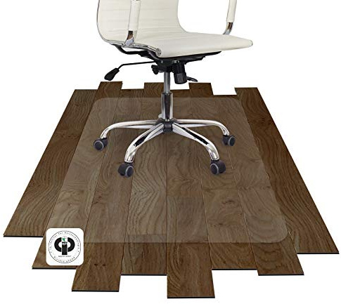 Performa® Antistatik Bodenschutzmatte für Parkett, Laminat, Fliesen, PVC und Steinböden (116x130 cm)