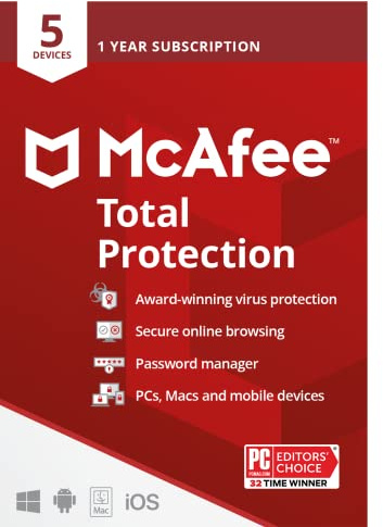 McAfee Total Protection - 5 Devices - NOT AVAILABLE