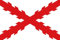 Durabol Bandera Cruz de Borgoña Imperio Español Águila Bicéfala Cruz de San Andrés Sagrado corazon Tercios Morados 150 x 90 cm Satén Brillante (Imperio Español)
