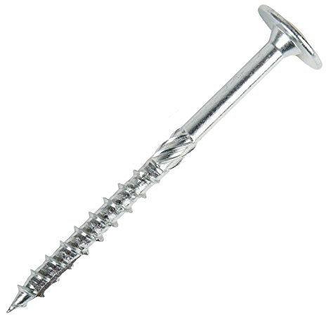 STIER Vis à tête cylindrique, 50 pièces, acier, 8x120 mm, galvanisé, agréation ETA, vis à bois pour construction, vis à bois tête cylindrique 50 pièces