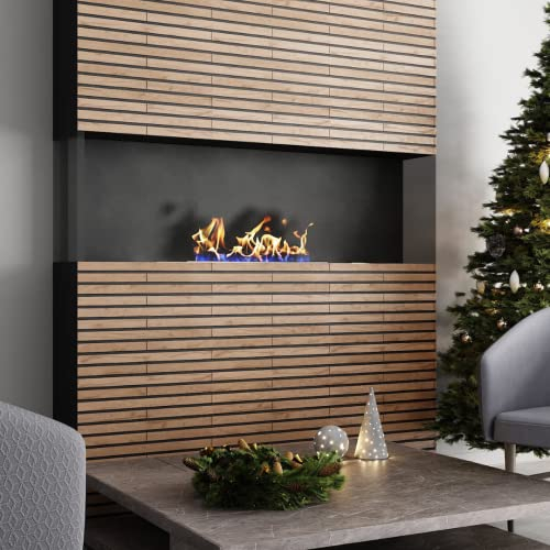 Wandpaneele Deckenpaneele Wandpaneele Wandpaneele Wandpaneele Holzoptik (mittelgroß, schwarz)