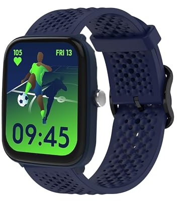 Lamshaw Smartwatch-Armband aus Silikon, kompatibel mit Ice-Watch ICE Junior 2.0, 1,75 Zoll, leicht, wasserfest & hypoallergen, ideal für Sport, Reisen & modische Looks, 21mm, Silikon, Kein Edelstein