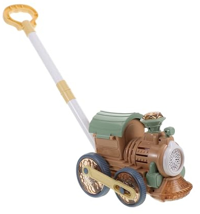 BESPORTBLE Bubble Lawn Mower Toy Music and Light Bubble Maker for Toddlers for Outdoor Fun Activities