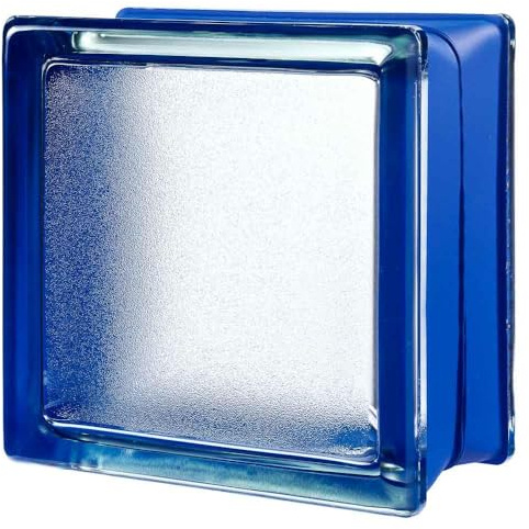 Seves Glass Block 6x6x3 Blueberry Arctic Myminiglass Glass Block