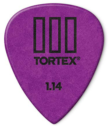 Dunlop 462P114 Player's Pack de 12 Médiators 1,14 mm