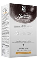 Bionike Shine On - Trattamento Colorante, Kit Tinta per Cute Sensibile Senza Ammoniaca, Azione Nutriente e Protettiva, Dona un Colore Naturale e Brillante, Copre i Capelli Bianchi