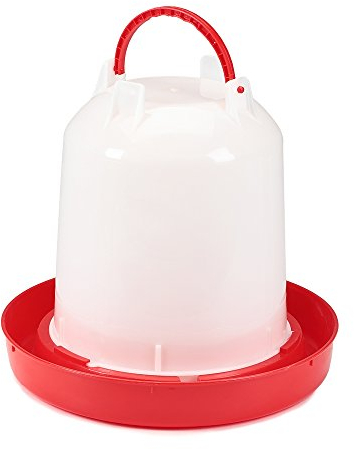 Melko Geflügeltränke 11L Wachteln Hühnertränke Wasserspender Hühner Getränkeautomat Futterspender