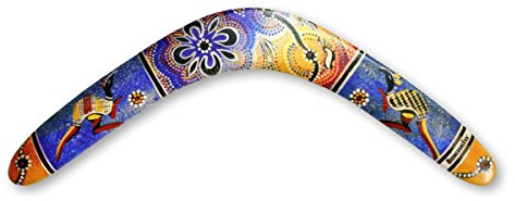 BoomerangFan boomerangfanaboriginal-l 44.5 cm Aboriginal Boomerang per Mancini
