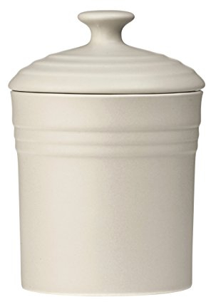 Premier Housewares Ovenlove Pot En Grès Avec Couvercle- Pot De Conservation Beige - Pot Alimentaire