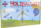 Pebaro 834/2 Solar Holzbausatz Windrad, 3D Puzzle, Modellbausatz, Basteln mit Holz, Holzpuzzle, Bastelset, vorgestanzte Holzplatte, ausbrechen, zusammenstecken, fertig, Geschenkidee