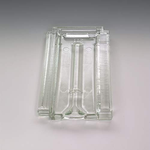 Tegola Marsigliese in Vetro ricotto | Dimensioni mm 255x426 | Unità di vendita scatola da 8 pezzi